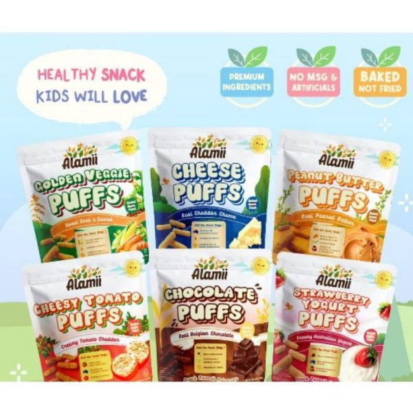 Alamii Puff Healthy Snack 30gr snack anak 1th+ puff snack 1 year yummybites ivenet