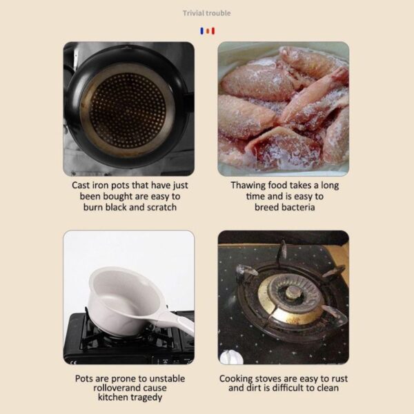 Alas Panci anti gosong / alas panci / defrost Tray Plat Panci 24cm