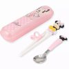 Alat makan set disney training chopstick 3D 3 Dimensi