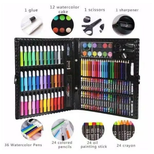 art-set-208-pensil-warna-crayon-set208pcs-crayon-10 ART SET 208 PENSIL WARNA Crayon set208pcs - Crayon Mewarnai - 208 Warna - Pensil warna. crayon set SET ALAT TULIS ANAK-ANAK 150PCS CRAYON DAN SPIDOL WARNA