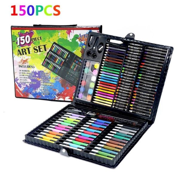 art-set-208-pensil-warna-crayon-set208pcs-crayon-11 ART SET 208 PENSIL WARNA Crayon set208pcs - Crayon Mewarnai - 208 Warna - Pensil warna. crayon set SET ALAT TULIS ANAK-ANAK 150PCS CRAYON DAN SPIDOL WARNA