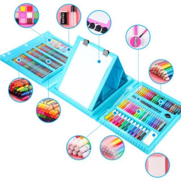 art-set-208-pensil-warna-crayon-set208pcs-crayon-5 ART SET 208 PENSIL WARNA Crayon set208pcs - Crayon Mewarnai - 208 Warna - Pensil warna. crayon set SET ALAT TULIS ANAK-ANAK 150PCS CRAYON DAN SPIDOL WARNA