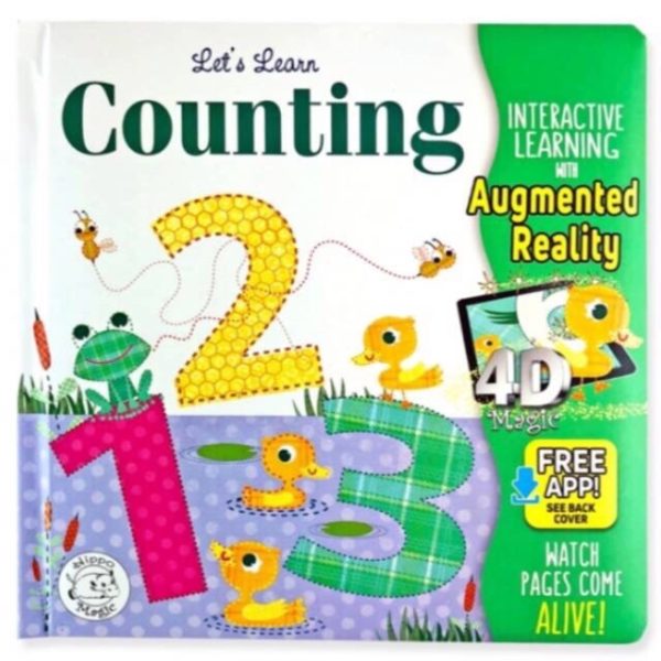 Augmented reality 4D book AR books little hippo