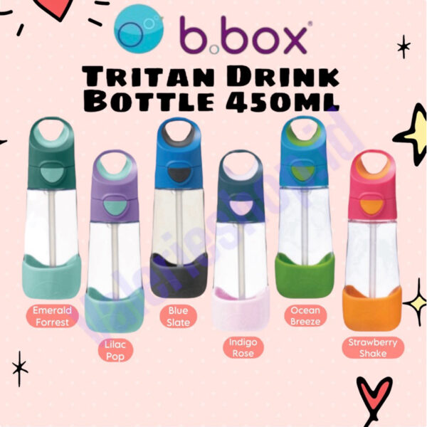 B.box tritan drink bottle 450ml - Bbox botol minum anak