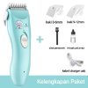 Baby Hair Clipper Alat Cukur Rambut Bayi Elektrik Mesin Potong Rambut Anak Travel Set Portable