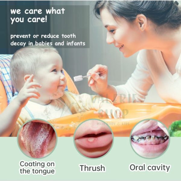 Baby Oral Cleaner Cotton Toothbrush Oral Care baby kassa stick sikat lidah stik bayi kassa steril