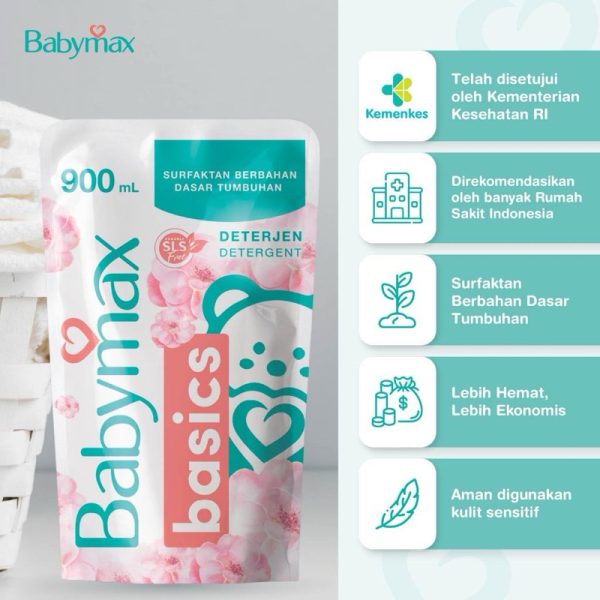 Babymax Detergent Laundry Ecocert 680ml Babymax Basics Laundry 900ml