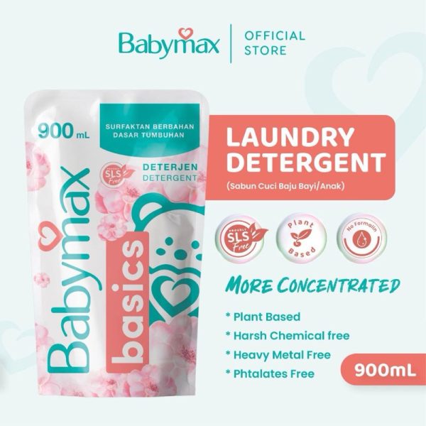Babymax Detergent Laundry Ecocert 680ml Babymax Basics Laundry 900ml