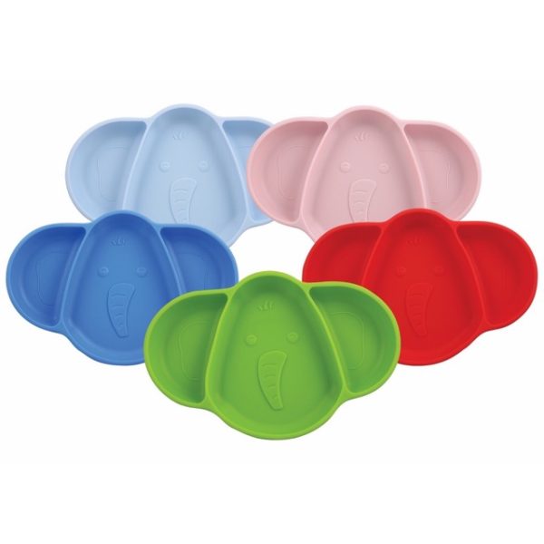 Babyqlo Silicone Elephant Placemat BQ PL8007 piring makan bayi alat makan silicone