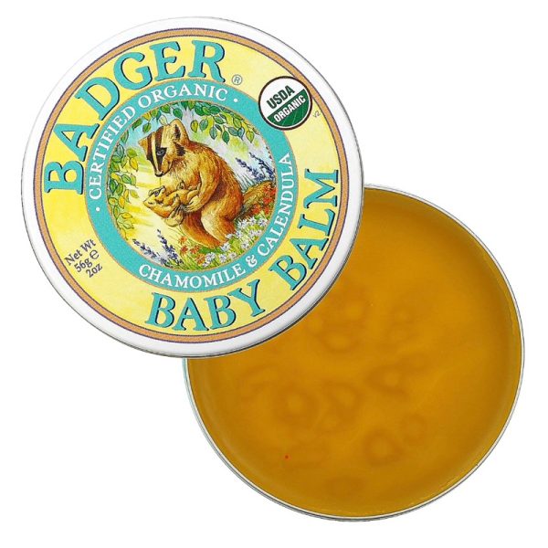 badger-organic-baby-balm-chamomile-calendula-56g-2 Badger Organic Baby Balm Chamomile & Calendula 56gr / 2 oz