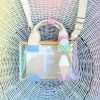 Bag with the cream holo bag transparant bag custom n2k