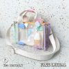 Bag with the cream holo bag transparant bag custom n2k