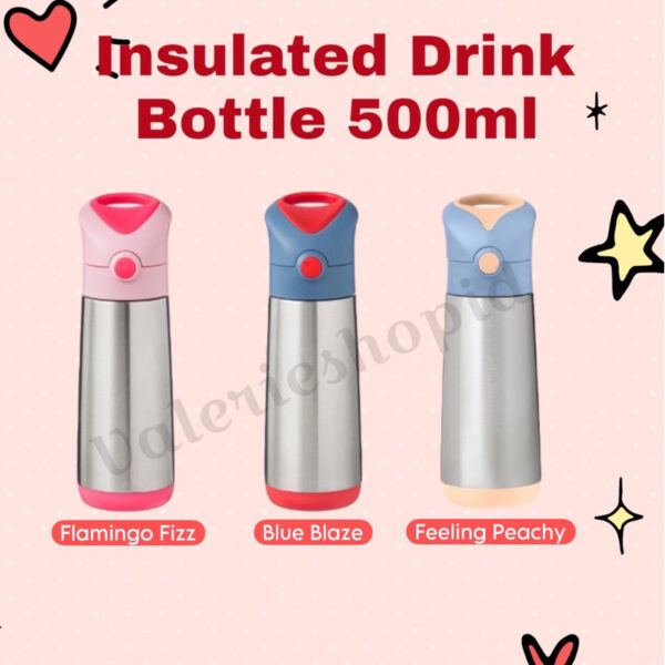 BBOX Insulated Drinking Bottle 350ml 500ml B.Box Botol Termos Minum