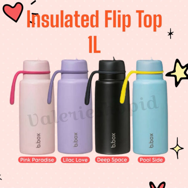 Bbox Insulated Flip Top Drink Bottle 1L/ 34 fl.oz B.Box Termos
