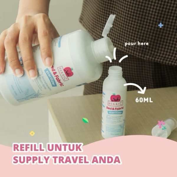 Berryc Bed Fabric & Masker Sterilizer Spray 100ml 300ml 500ml bed linen spray