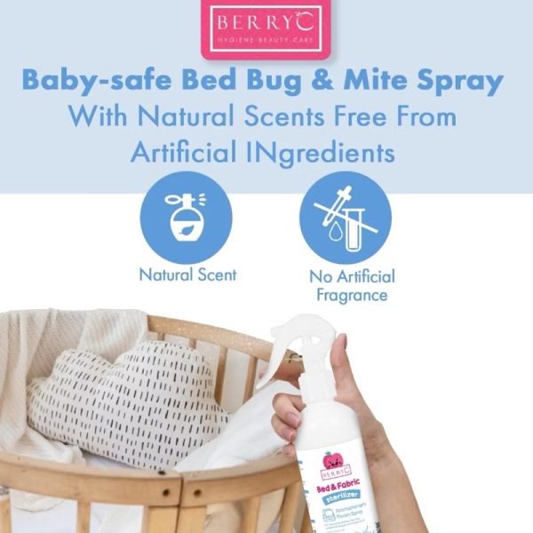 Berryc Bed Fabric & Masker Sterilizer Spray 100ml 300ml 500ml bed linen spray