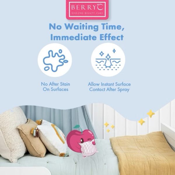 Berryc Bed Fabric & Masker Sterilizer Spray 100ml 300ml 500ml bed linen spray