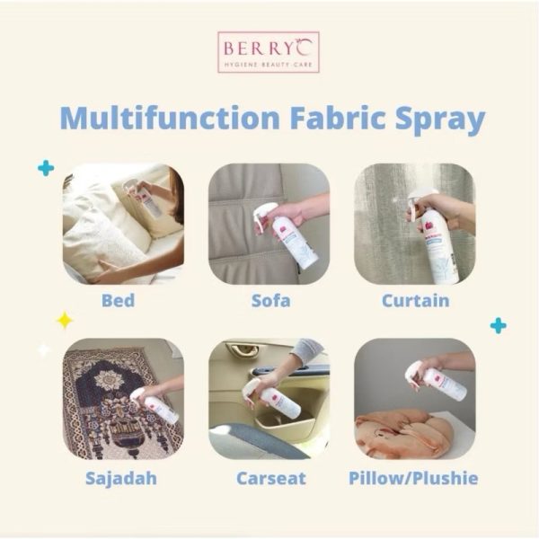Berryc Bed Fabric & Masker Sterilizer Spray 100ml 300ml 500ml bed linen spray