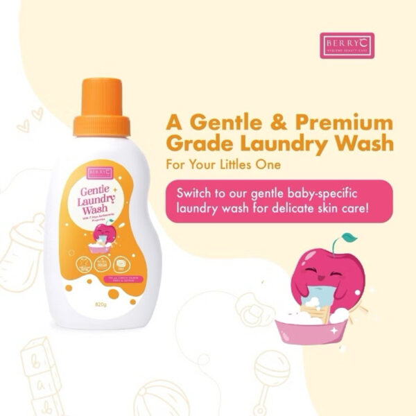 BerryC - Berry C Laundry Wash 200gram 820gram Liquid Detergen Sabun Cuci Baju Bayi Anak