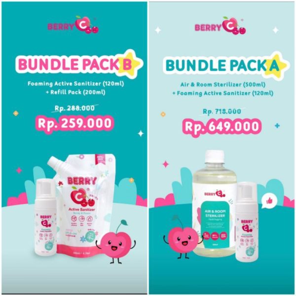 BerryC Bundling Berry C sanitizer bundle