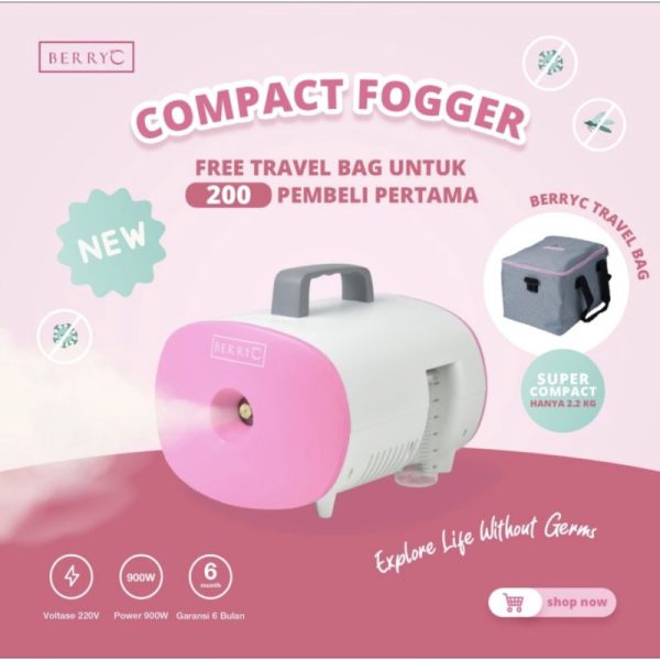 Berryc Compact Fogger READY Mesin fogging berryC Fogging Smoke Fog / Machine Asap Disinfektan + 500ML Berry C Fogging liquid fogging nyamuk mosquito repellent