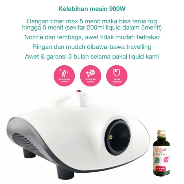 Berryc Compact Fogger READY Mesin fogging berryC Fogging Smoke Fog / Machine Asap Disinfektan + 500ML Berry C Fogging liquid fogging nyamuk mosquito repellent