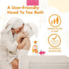 BerryC Creme Head to Toe Wash Kids Care Natural Sabun & Shampo 3in1 Perawatan Kulit Sensitif Anak Aman Untuk Eczema Sensitive Skin Kering Dry Hair COD Harum Wangi Soap Shampoo Baby Kids Children Care Organic Organik Rambut Pelembab Moisturizer Creamy