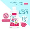 BerryC Floor Cleaner & Coat 500ml pembersih lantai manual / robot aroma peppermint bebas bakteri 10 hari
