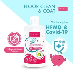 berryc-floor-cleaner-coat-500ml-pembersih-lantai BerryC Floor Cleaner & Coat 500ml pembersih lantai manual / robot aroma peppermint bebas bakteri 10 hari