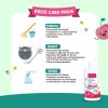 BerryC Floor Cleaner & Coat 500ml pembersih lantai manual / robot aroma peppermint bebas bakteri 10 hari