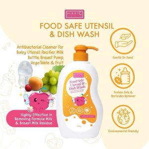 BerryC Food Safe Utensil & Dish Wash 200G 820G Sabun Cuci Botol Susu Bayi Baby Bottle Soap Cleanser