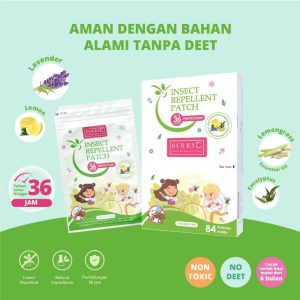 BerryC Mosquito & Insect Repellent PatchStiker Anti Nyamuk Tahan Lama 36 Jam