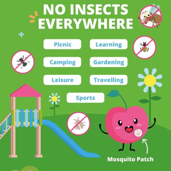 BerryC Mosquito & Insect Repellent PatchStiker Anti Nyamuk Tahan Lama 36 Jam