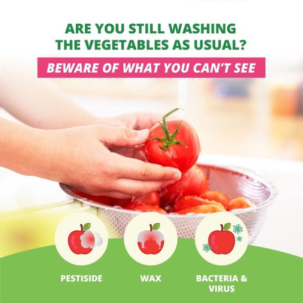 BerryC Veggie & Fruit Cleaner 300ml pembersih buah dan sayur 100ml