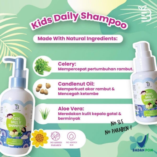 BESERUM Kids Daily Shampoo 500ml beeserum REFFIL SIZE
