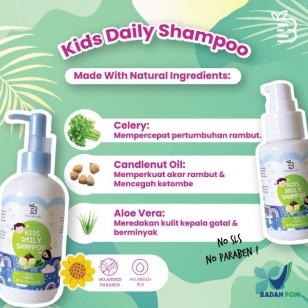 BESERUM Kids Daily Shampoo 500ml beeserum REFFIL SIZE