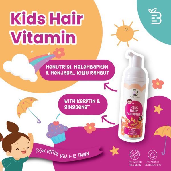 beserum-kids-hair-vitamin-50ml-serum-rambut-anak-anti-kusut-beeserum-hair-vitamin-1 BESERUM Kids Hair Vitamin 50ml - Serum Rambut Anak Anti Kusut Beeserum hair vitamin