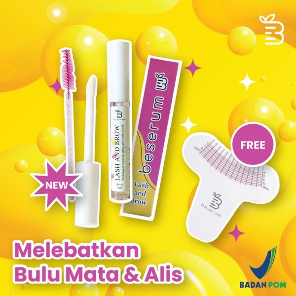 BESERUM LASH AND BROW Serum Bulu Mata dan Alis / Eyelash Serum Bayi Anak Remaja Dewasa beeserum lash and brow