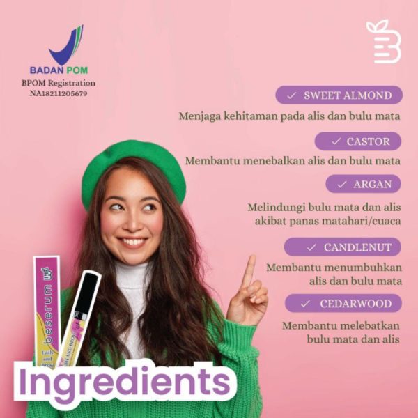 BESERUM LASH AND BROW Serum Bulu Mata dan Alis / Eyelash Serum Bayi Anak Remaja Dewasa beeserum lash and brow