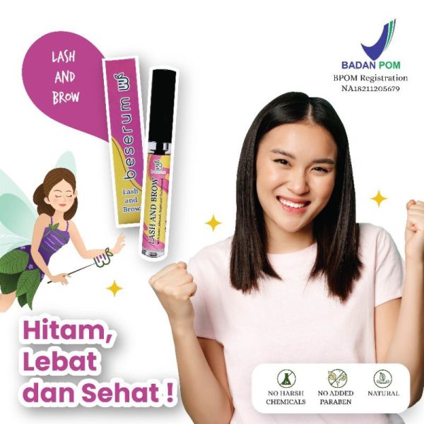 BESERUM LASH AND BROW Serum Bulu Mata dan Alis / Eyelash Serum Bayi Anak Remaja Dewasa beeserum lash and brow