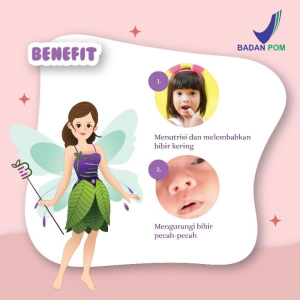 BESERUM LIP BALM Lip Balm Kids Vanilla dan Chocolate /BEESERUM Lip Balm Anak Food Grade