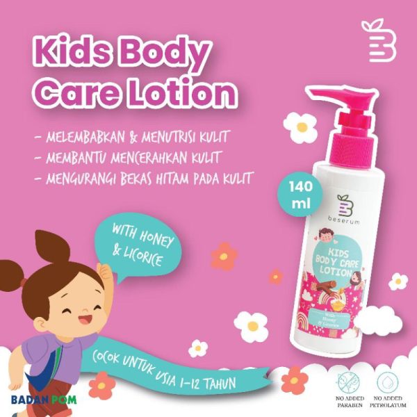 Beserum Natural Body Lotion Kids 140ml / Kids Body Care Lotion BEESERUM 60ml