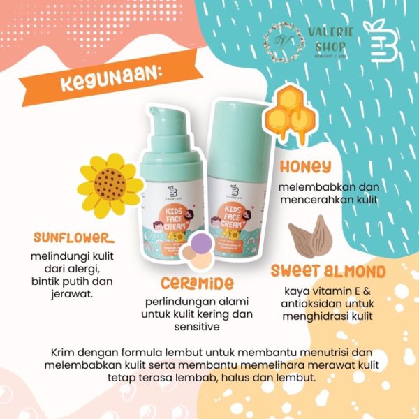 Beserum Natural Kids Face Cream BEESERUM - Pelembab Wajah Anak Alami