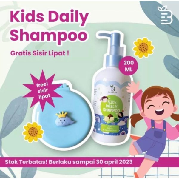 Beserum Natural Kids Shampoo 200ml BEESERUM shampoo 50ml / Shampo Penyubur Rambut Anak