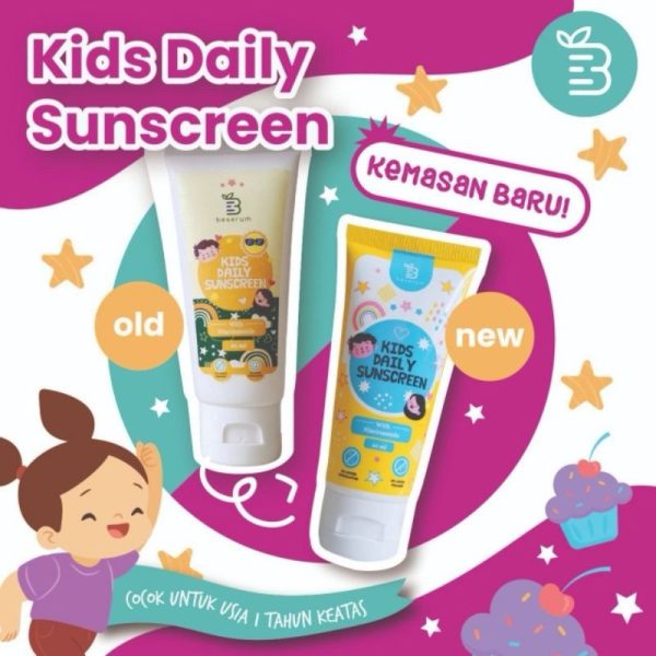 Beserum Natural Sunscreen Kids SPF35 BEESERUM Physical Sunscreen 30ml / Sunscreen Anak