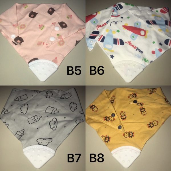 Bib baby / bib bayi/ neckerchew / slabber baby / cheeky chompers organic cotton/ muslin teether bibs