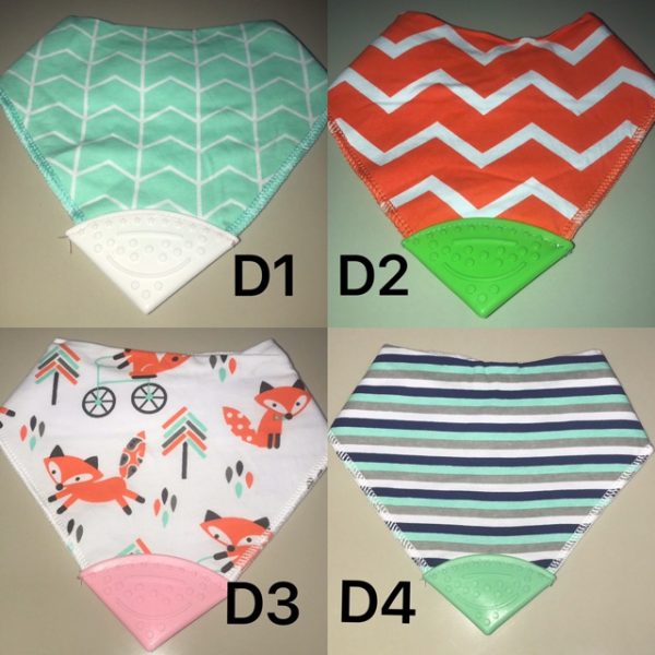Bib baby / bib bayi/ neckerchew / slabber baby / cheeky chompers organic cotton/ muslin teether bibs
