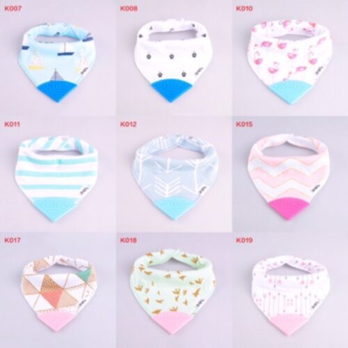 Bib baby / bib bayi/ neckerchew / slabber baby / cheeky chompers organic cotton/ muslin teether bibs