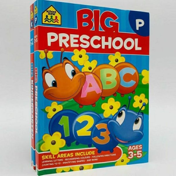 Big Preschool Activity Book Big Kindergarden Activity Book - School Zone Big Workbook Series
