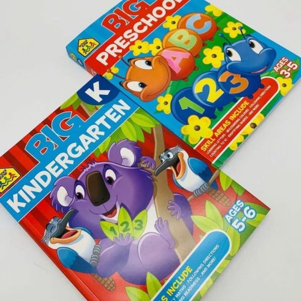 Big Preschool Activity Book Big Kindergarden Activity Book - School Zone Big Workbook Series